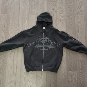 Broken Planet Zip-Up Hoodie – Size Large